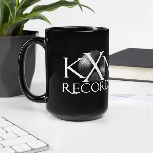 KXN Records Black Glossy Mug