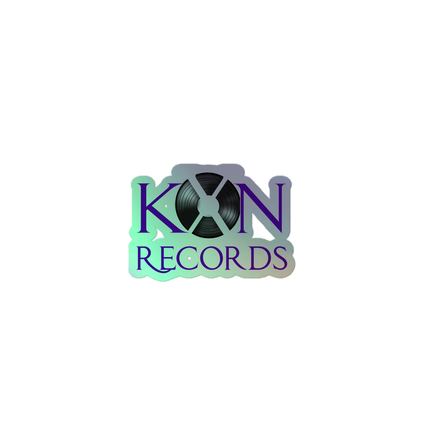 KXN Records Holographic sticker