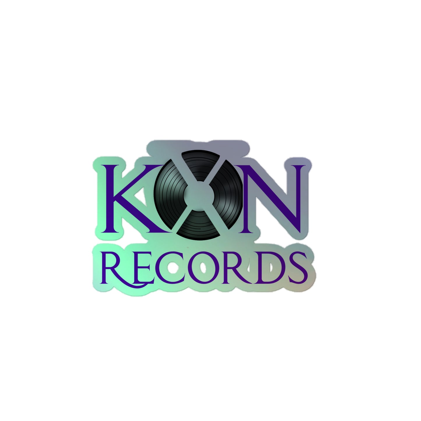 KXN Records Holographic sticker