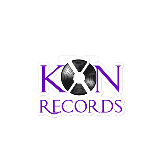 KXN Records Bubble-free sticker